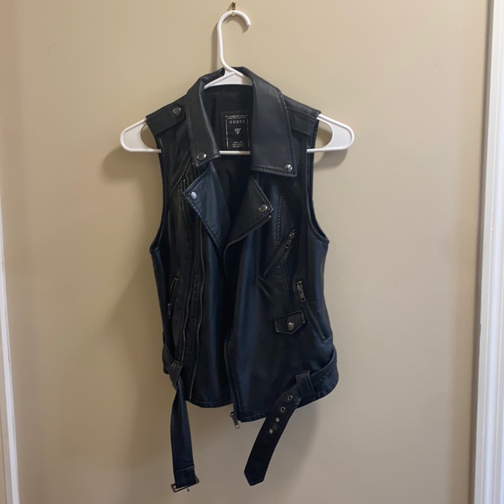 Guess faux leather vest
